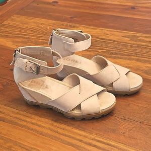NWOT Sorel Wedge Sandals